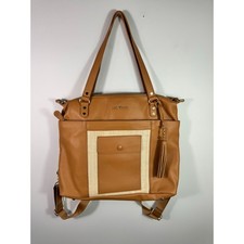 NWT Lily Jade Marie Leather Convertable Backpack Diaper Bag