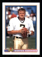 1991 Bowman #340 Morten Andersen New Orleans Saints 59227