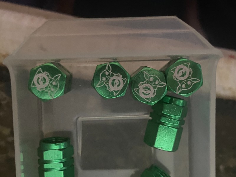 Philadelphia Eagles Wheel Tire Valve Stem cap Covers 4 Pc set