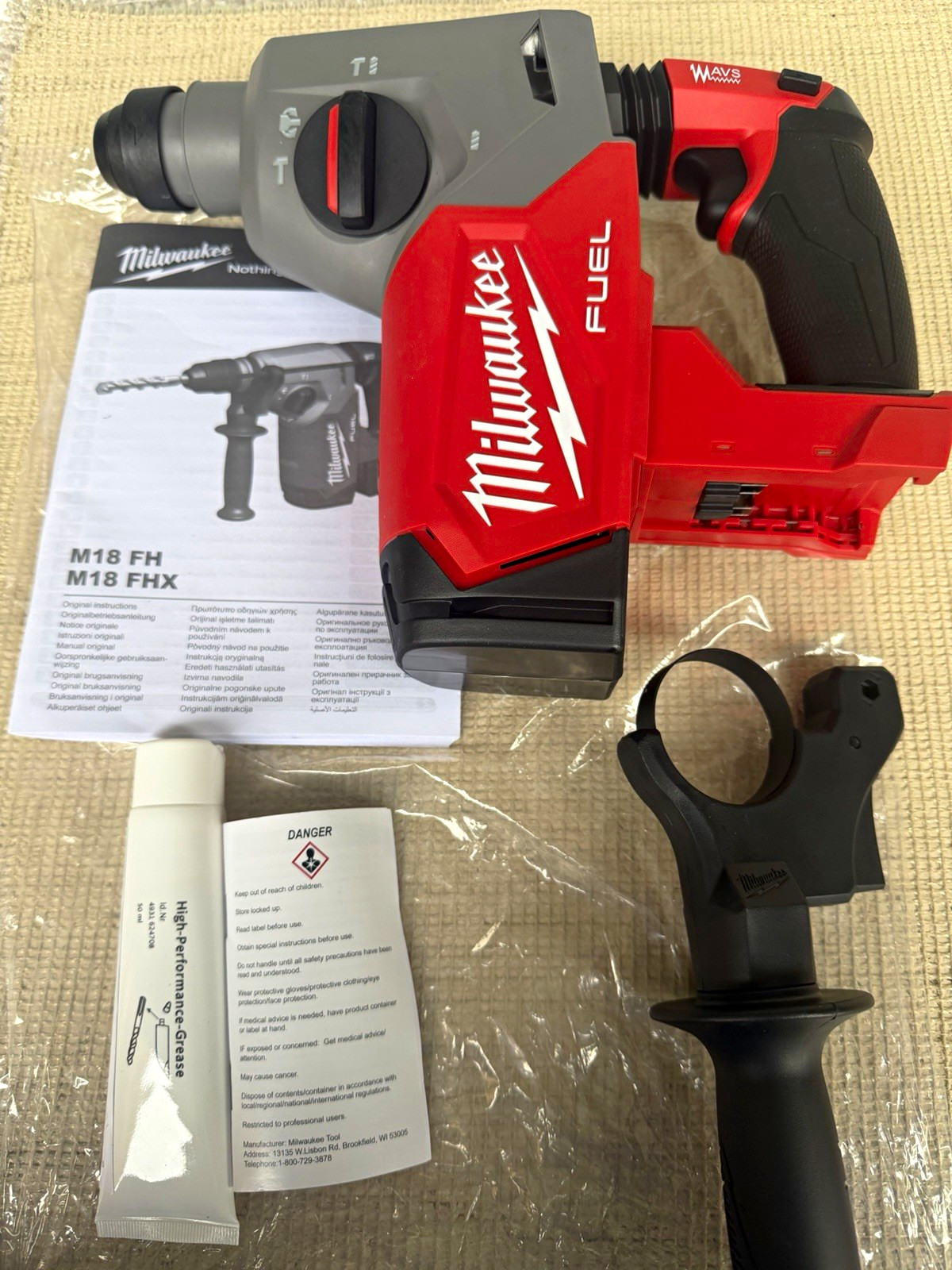 Milwaukee M18 FH FUEL 18V Brushless SDS Plus Rotary Hammer Drill – New Bare Unit