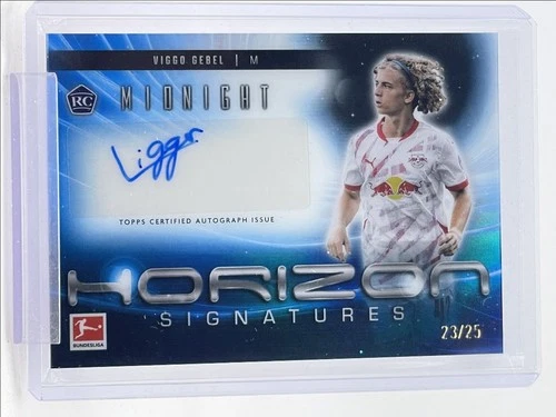 VIGGO GEBEL 2024 TOPPS MIDNIGHT BUNDESLIGA ROOKIE MOONRISE AUTO /25 Q0757