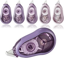 White Correction Tape, 5 Pack, 65.62 Feet Correction Tape for School and Office,