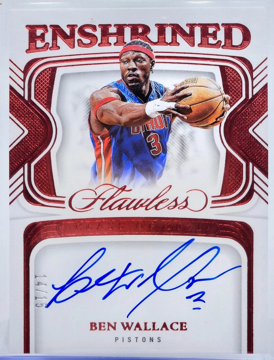 Ben Wallace Basketball Autographed Sports Trading Cards