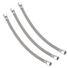 Air Compressor Exhaust Tube M14x1.5 Dia. 14" l 3 Pcs, Stainless Steel Pipe
