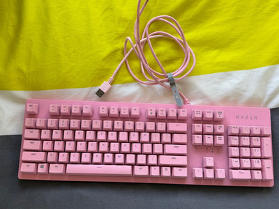 Razer Huntsman V2 Tenkeyless Rosequartz Tastatur/Keyboard