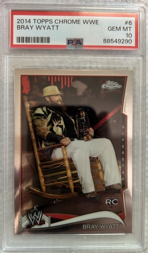 Bray Wyatt RC Rookie PSA 10 Topps WWE 2014 Chrome 