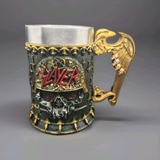 SLAYER Tankard / Mug / Beer Stein High Quality Resin and Steel Cup 600 ML