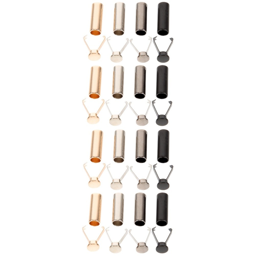 APL Confezione 2 Corde Cappuccio Materiale Ausiliario Bambini Terminali Pizzo Ricambio Punte Lacci Scarpe