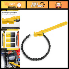 Heavy Duty 12 Chain Wrench - Adjustable Oil Filter Pipe Grip Tool 19 Chain Heavy Duty 12 Chain Wrench - Adjustable Oil Filter Pipe Grip Tool 19 Chain