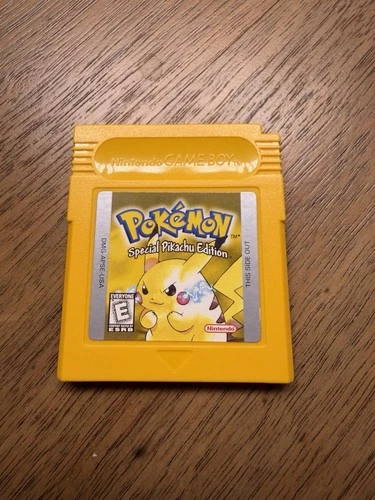 Pokemon Yellow Version *NEW SAVE BATTERY*AUTHENTIC* Gameboy Color GBC Tested!