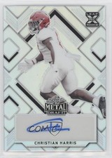 2022 Leaf Metal Draft Silver Prismatic 34/40 Christian Harris #BA-CH1 Auto 0l1