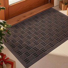 Front Door Mat, Heavy Duty Durable Welcome Mat for Outdoor Indoor 29.5" x 17"