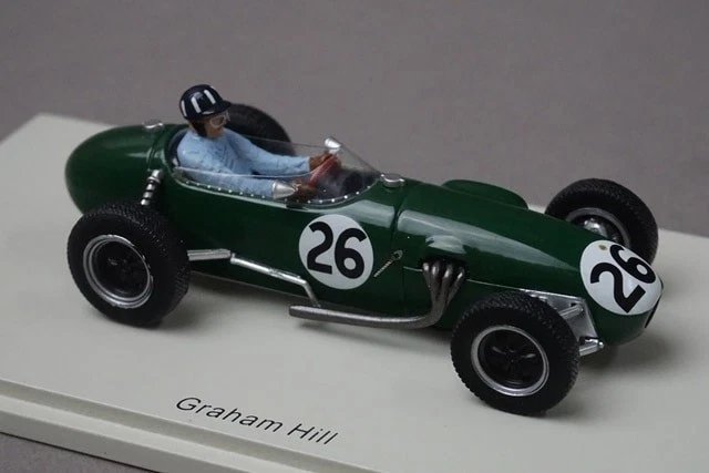 1:43 SPARK S1833 Team Lotus 12 Monaco GP 1958 #26 G. Hill model car - Image 3 of 4