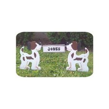 Woodcraft Project Paper Plan to Build Rover Welcome Sign