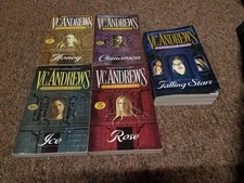 Lot of 5 books by V. C. ANDREWS Complete SERIES: SHOOTING STARS