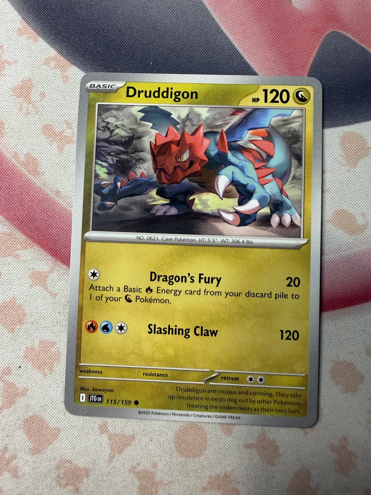 Druddigon Common SV09: Journey Together 115/159 NM English