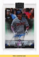 2018 Topps Clearly Authentic Salute Green 31/99 Hunter Renfroe Auto READ 0fa7
