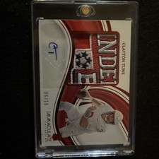 2023 PANINI IMMACULATE CLAYTON TUNE 6/10 RPA🔥3 Color Patch🔥Houston Cougars