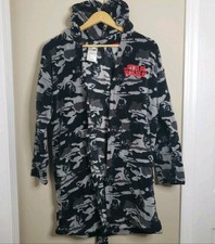 Gap Kids Star Wars Darth Vader Gray And Black Camo Robe Size 12