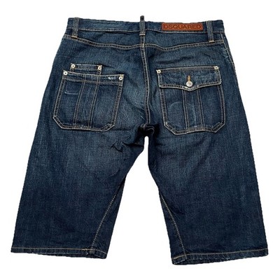 Dsquared2 Jeans Shorts Kurzehose Herren blau Gr. 46 Designer Denim #G12-14