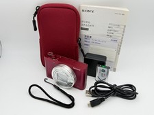 SONY Cyber-shot DSC-WX500 Red With Box With Battery From Japan