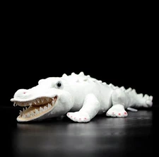 White Alligator Crocodile 15" Stuffed Animal Plush Toys Toddler Doll Kids Gift
