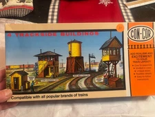 Con-Cor 4 Trackside Buildings HO Scale Kit No. 9002