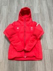 New Descente Switzerland Olympic Team Red Goose Down Jacket Tags M–L Swiss Ski