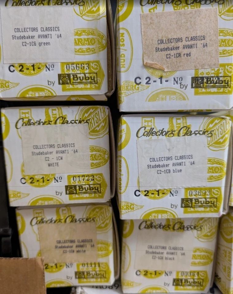 Lot of 12 NEW Collectors Classic 1/43 Scale 1964 Studebaker Avanti C2-1CK Sealed - Image 3 of 4