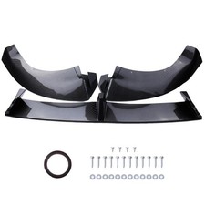 Front Bumper Lip Spoiler Carbon Fiber Style Tesla Model Y 2026-Onwards