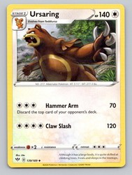 Ursaring 139/189 Uncommon Darkness Ablaze Pokémon TCG