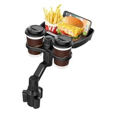 Car Cup Holder Expander, 4-in-1 Universal Cup Holder Tray Compatible with
