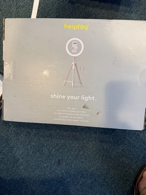 Heyday 10 inch Ring Light with Tripod & Bluetooth Remote