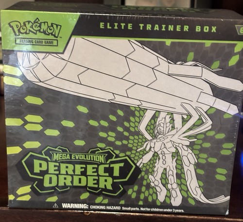 Pokémon Mega Evolution—Perfect Order Elite Trainer Box Booster Promo 2024