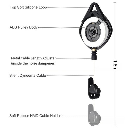 Quick Install Retractable Cable Management for VR SetuFor PS and For PS VR2 - Afbeelding 2 van 10
