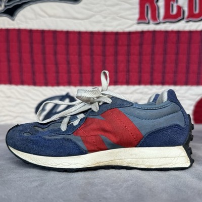 Size 12c - New Balance 327 PS327VD Blue Red Kids Shoes