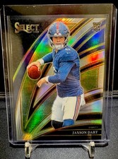 2025 Panini Select Jaxson Dart Silver Club Level Prizm SP RC Giants