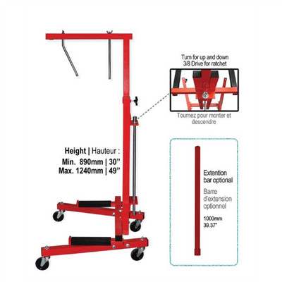 Protek EQ-160DL Pro-tek Body Shop Adjustable Door Holder (eq160dl)