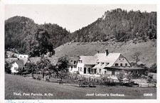 THAL Post Pernitz Gasthaus Josef Leitner, Fotokarte 1939 Feldpost F.N.22791 ...