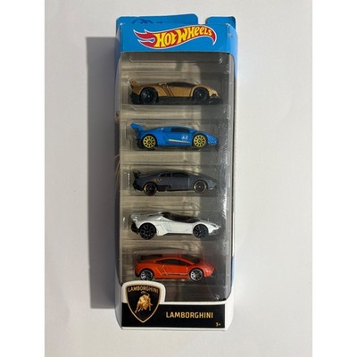 Hot Wheels Lamborghini 5-Pack GHP62 2020 Gold Blue Grey