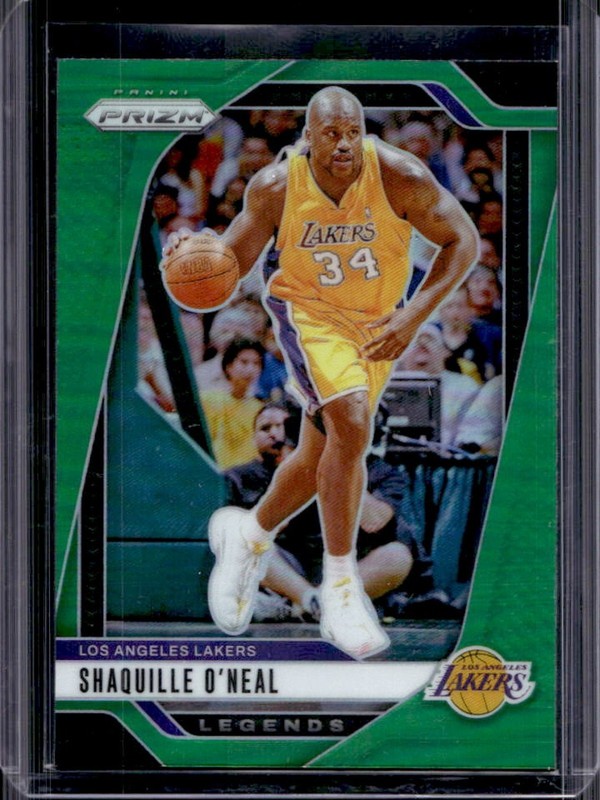 2024-25 Panini Prizm Shaquille O'Neal Green #290 Lakers