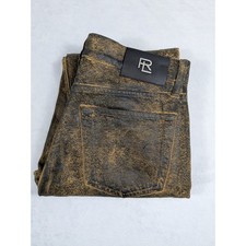 NWOT Ralph Lauren Purple Label 750 Pants Men Wax Coated Button Fly Made in Italy