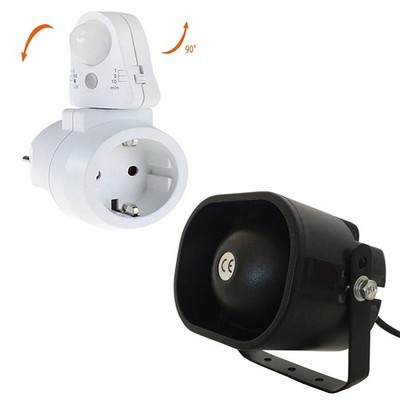 Alarmsirene Alarm Sirene Alarmanlage Bewegungsmelder Funksteckdose 220 230 Volt 