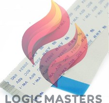 2 pcs FFC FPC 40-pin 0.5mm Pitch Ribbon Flat Cable Wire ZIF HDD 25cm Long New