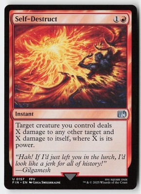 Self-Destruct #157 (LP) Final Fantasy FIN Magic MTG