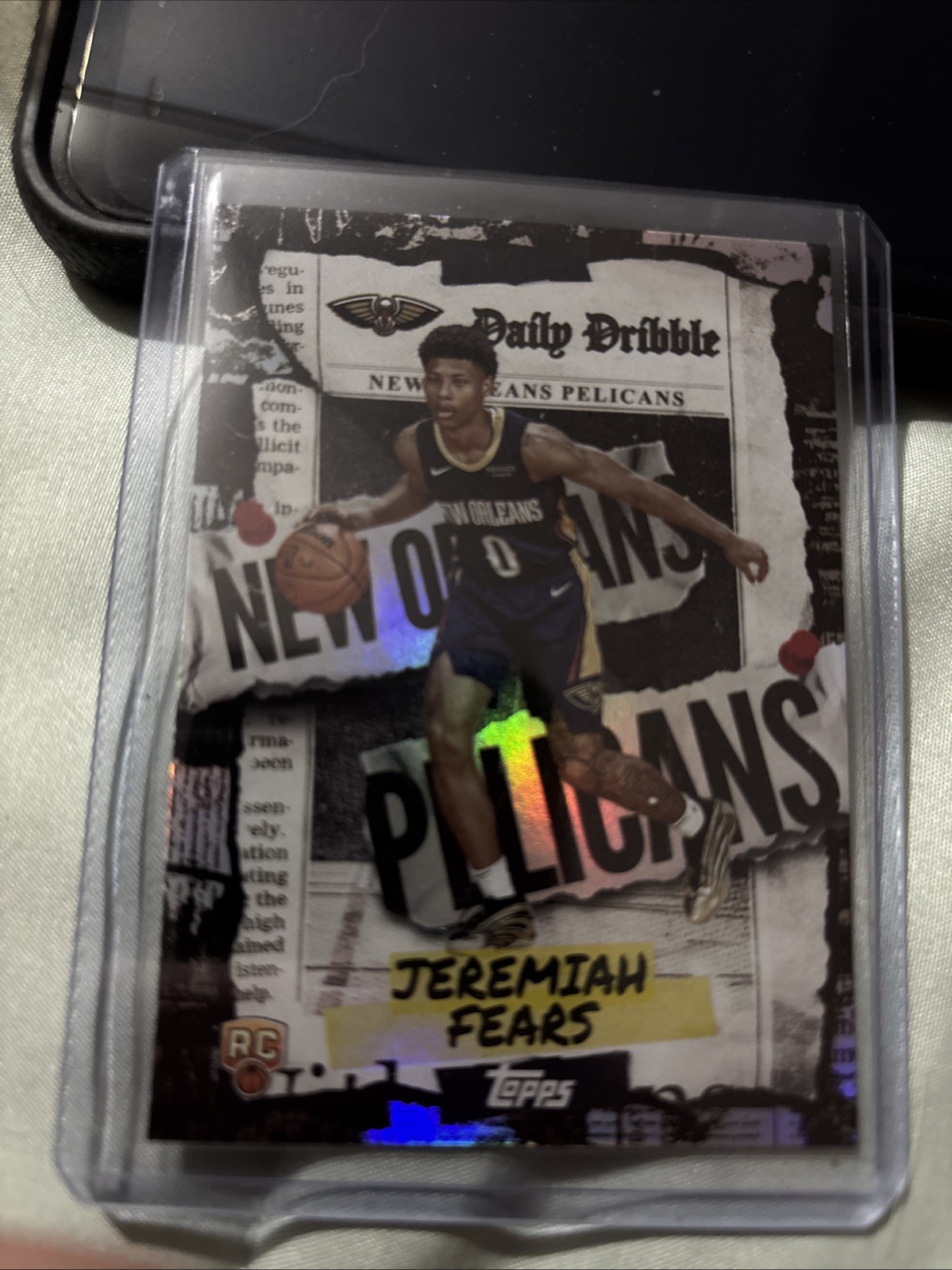 2025-26 Topps - The Daily Dribble Jeremiah Fears #DD-37 (RC)