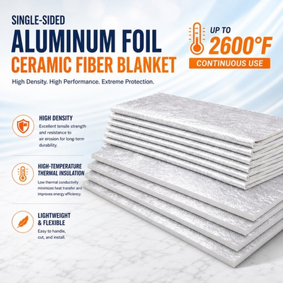#ad Ceramic Fiber High Temperature Insulation Blanket High Density Fireproof Thermal $80.09