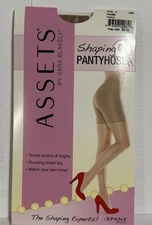 Spanx Assets By Sara Blakely Shaping Pantyhose Nude Size 1