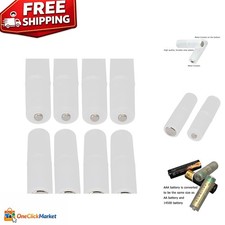 Durable 8-Pack AAA to AA Battery Converter - Maximize Battery Efficiency