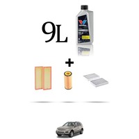 Hoffcar Set Service 3 Filter Und 9L ÖL FüR Mercedes Classe M (W164) 500 225Kw